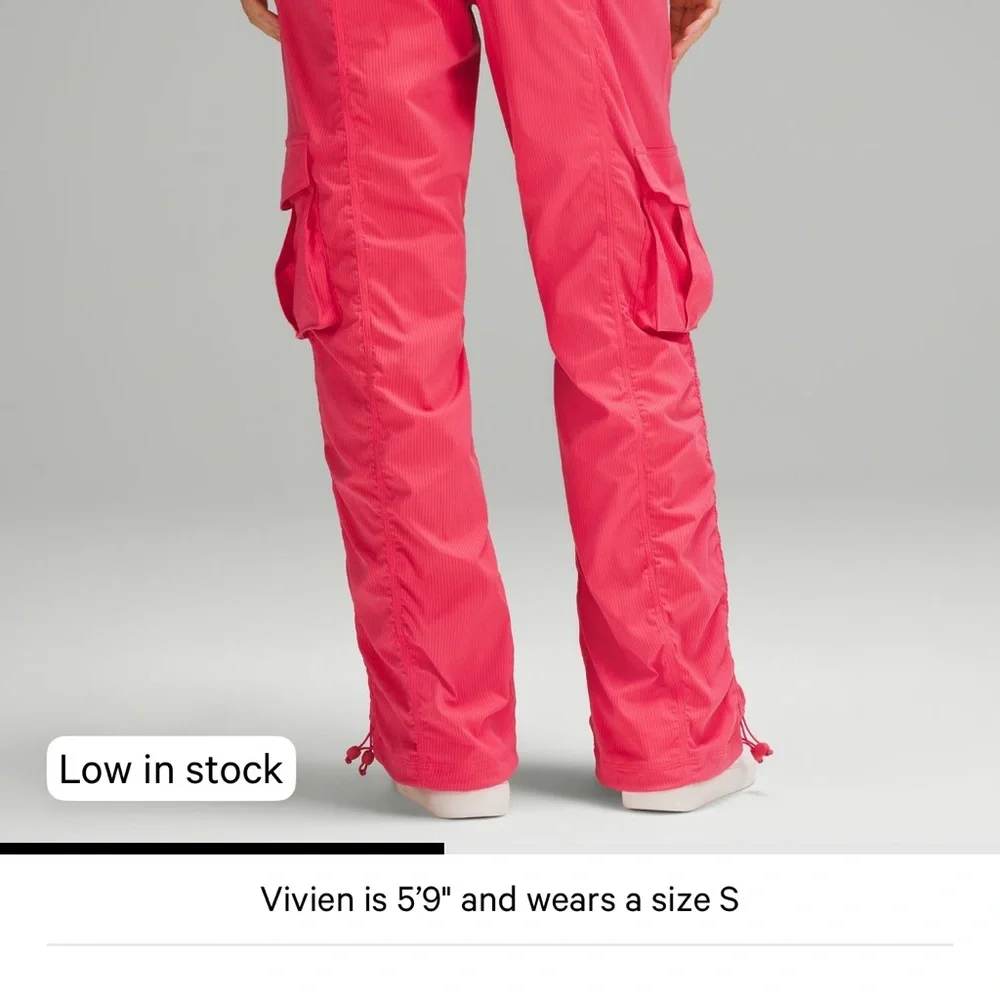 NWT lululemon athletica Pink Dance Studio Relaxed-Fit Mid-Rise Cargo Pant - Picture 4 of 13